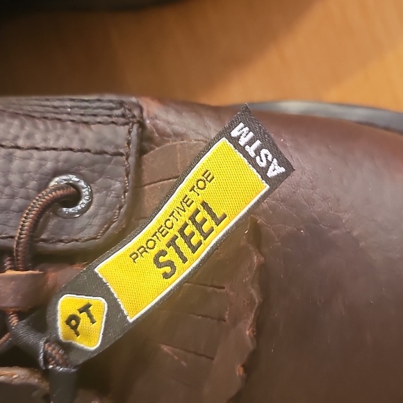 NWOT Rocky Original Men's Steele Toe, WaterProof Lacer Leather Boots, 8-1/2 USA - Picture 14 of 17